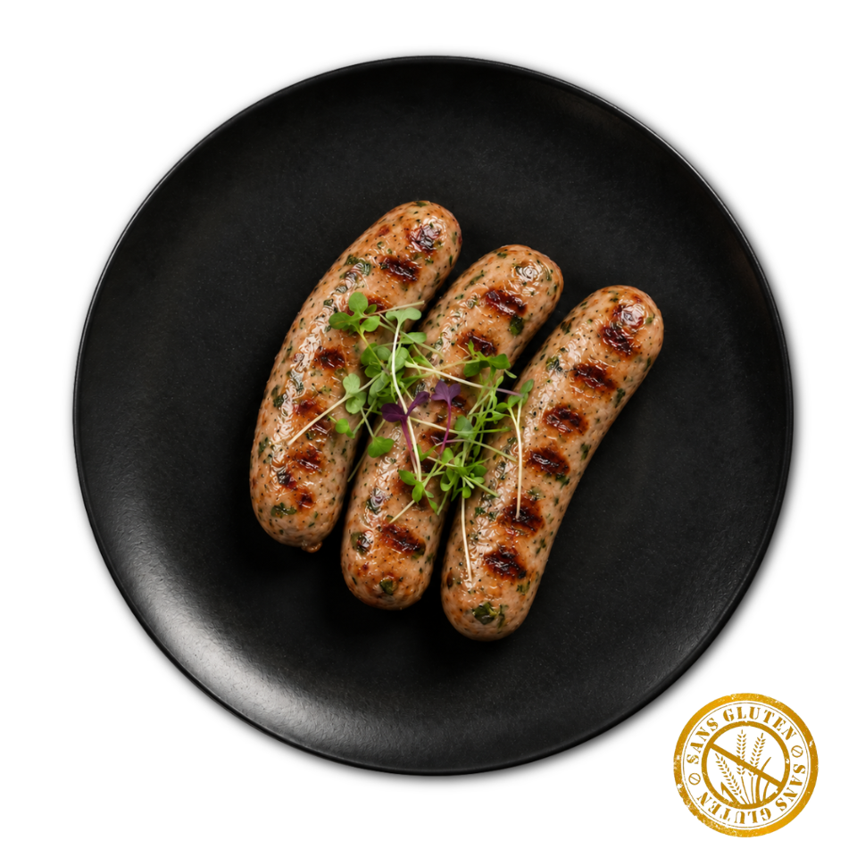 Saucisse agneau basilic SG